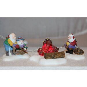 Dept 56 North Pole Village - Marshmallows Around the Campfire